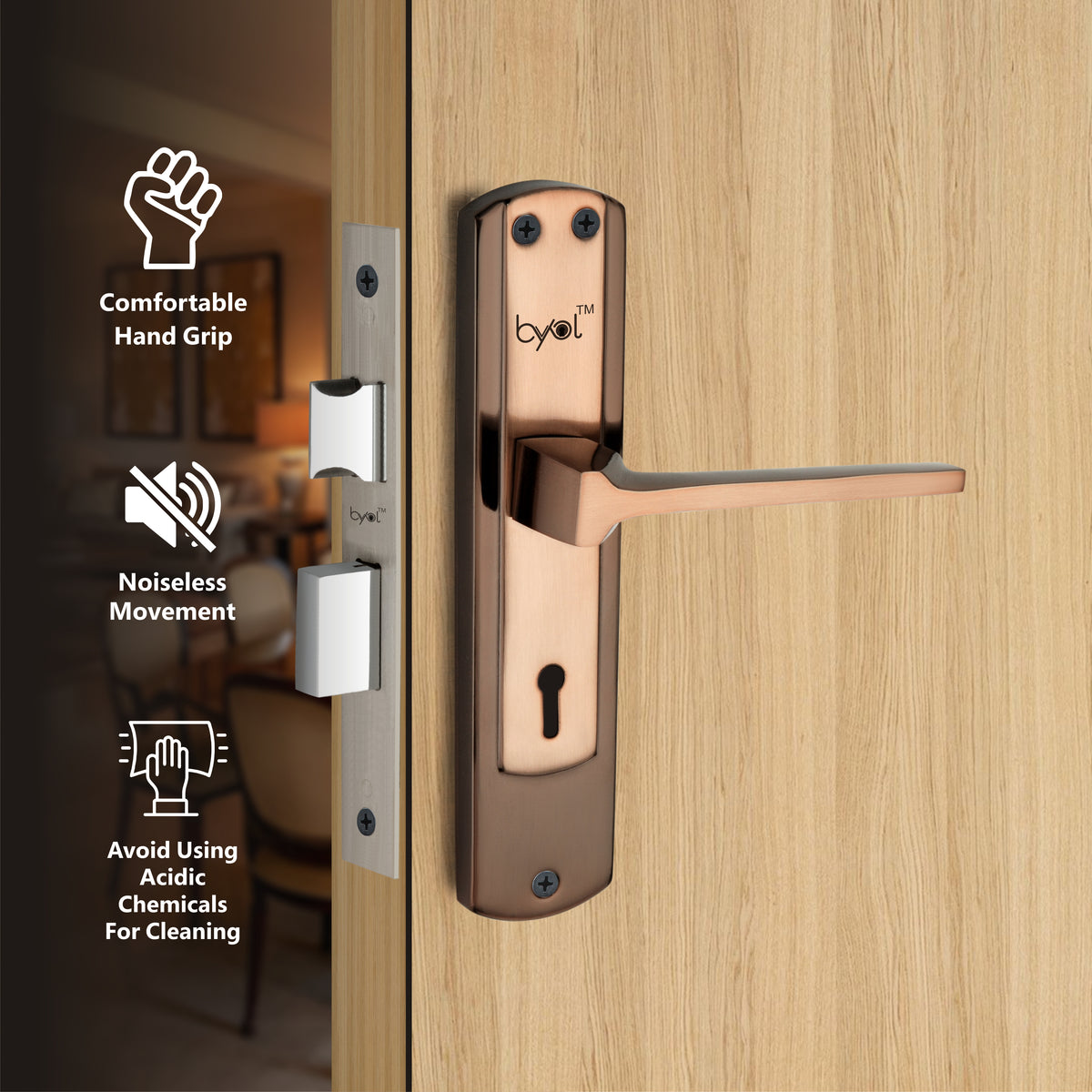 Tie KY - Mild Steel 8 inch | BYOL™ Door Handle Set